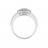 Jewelmi Custom 14k White Gold Diamond Ring photo 2