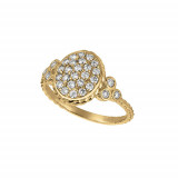 Jewelmi Custom 14k Yellow Gold Diamond Ring photo