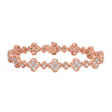 Jewelmi Custom 14k Rose Gold Diamond Bracelet photo