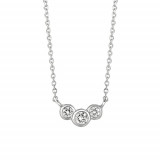 Jewelmi Custom 14k White Gold Diamond Necklace photo