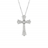 Jewelmi Custom 14k White Gold Diamond Necklace photo