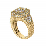 Jewelmi Custom 14k Yellow Gold Diamond Ring photo 2