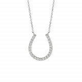 Jewelmi Custom 14k White Gold Diamond Necklace photo