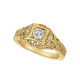 Jewelmi Custom 14k Yellow Gold Diamond Ring photo
