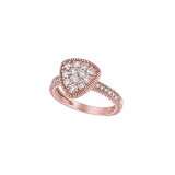 Jewelmi Custom 14k Rose Gold Diamond Ring photo