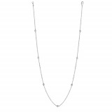 Jewelmi Custom 14k White Gold Diamond Necklace photo