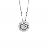 Jewelmi Custom 14k White Gold Diamond Necklace photo