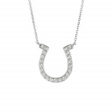 Jewelmi Custom 14k White Gold Diamond Necklace photo