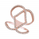 Jewelmi Custom 14k Rose Gold Diamond Ring photo