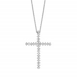 Jewelmi Custom 14k White Gold Diamond Necklace photo