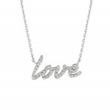 Jewelmi Custom 14k White Gold Diamond Necklace photo