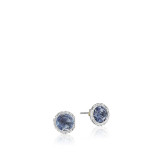 Tacori Sterling Silver Crescent Embrace Gemstone Stud Earring - SE24133 photo