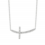 Jewelmi Custom 14k White Gold Diamond Necklace photo