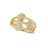 Jewelmi Custom 14k Yellow Gold Diamond Ring photo