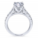 Gabriel & Co. 14k White Gold Contemporary Straight Engagement Ring - ER12299R6W44JJ photo 2