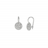 Jewelmi Custom 14k White Gold Diamond Earrings photo