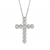 Jewelmi Custom 14k White Gold Diamond Necklace photo