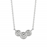 Jewelmi Custom 14k White Gold Diamond Necklace photo