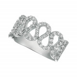 Jewelmi Custom 14k White Gold Diamond Ring photo