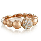 Tacori 18k Rose Gold The Ivy Lane Diamond Men's Ring - SR211P photo