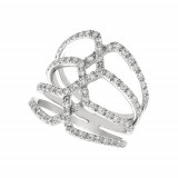 Jewelmi Custom 14k White Gold Diamond Ring photo