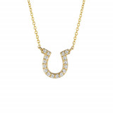 Jewelmi Custom 14k Yellow Gold Diamond Necklace photo