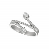 Jewelmi Custom 14k White Gold Diamond Ring photo