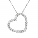 Jewelmi Custom 14k White Gold Diamond Necklace photo