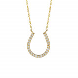 Jewelmi Custom 14k Yellow Gold Diamond Necklace photo