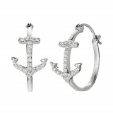 Jewelmi Custom 14k White Gold Diamond Earrings photo