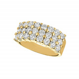 Jewelmi Custom 14k Yellow Gold Diamond Ring photo