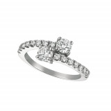 Jewelmi Custom 14k White Gold Diamond Ring photo