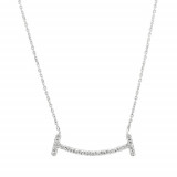 Jewelmi Custom 14k White Gold Diamond Necklace photo