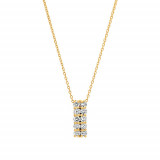 Jewelmi Custom 14k Yellow Gold Diamond Necklace photo