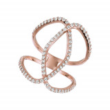 Jewelmi Custom 14k Rose Gold Diamond Ring photo