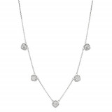 Jewelmi Custom 14k White Gold Diamond Necklace photo