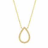 Jewelmi Custom 14k Yellow Gold Diamond Necklace photo