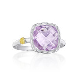 Tacori Sterling Silver Crescent Embrace Gemstone Men's Ring - SR23113 photo