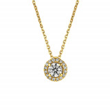 Jewelmi Custom 14k Yellow Gold Diamond Necklace photo