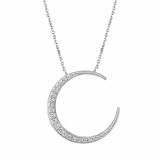 Jewelmi Custom 14k White Gold Diamond Necklace photo