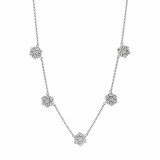 Jewelmi Custom 14k White Gold Diamond Necklace photo