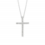 Jewelmi Custom 14k White Gold Diamond Necklace photo