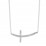 Jewelmi Custom 14k White Gold Diamond Necklace photo