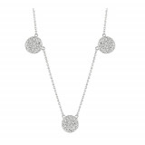 Jewelmi Custom 14k White Gold Diamond Necklace photo