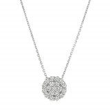 Jewelmi Custom 14k White Gold Diamond Necklace photo