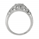 Jewelmi Custom 14k White Gold Diamond Ring photo 2