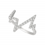 Jewelmi Custom 14k White Gold Diamond Ring photo