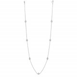 Jewelmi Custom 14k White Gold Diamond Necklace photo