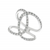 Jewelmi Custom 14k White Gold Diamond Ring photo