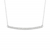 Jewelmi Custom 14k White Gold Diamond Necklace photo